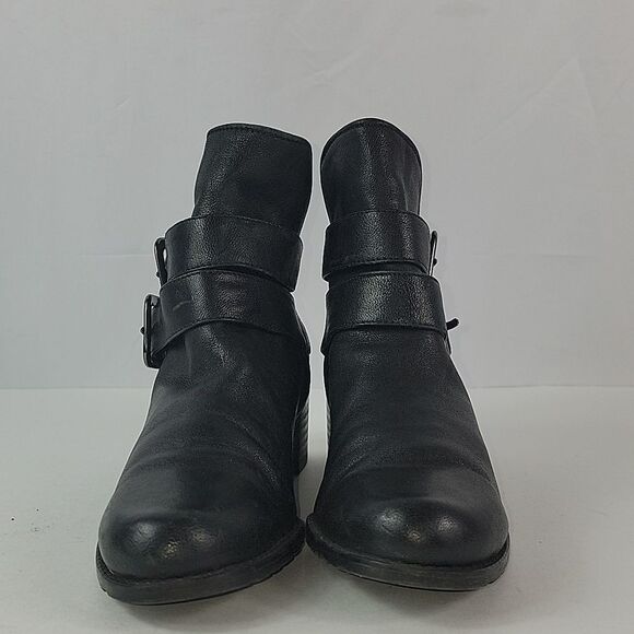 Stuart Weitzman Strap Duo Black Leather Women's Ankle boots - Picture 8 of 12